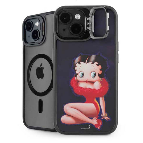 Betty Boop Red Dress iPhone 15 Kickstand Case